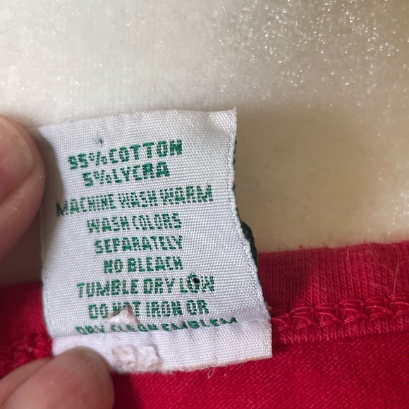 Vintage NASCAR 3/4 Sleeve
T Shirt by Kudzu XL Red 3 button Henley style - Picture 6 of 6